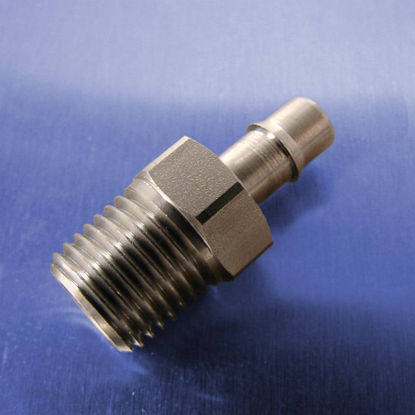 5/16 Tube Id Barb Straight Connectors (1/4 NPT) | Pneumadyne